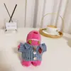 [Solo para Ropa] Conjunto de Ropa de Bebé Estilo Wang Sulong Liso Dragón Bollo Chaqueta y Falda Reemplazo