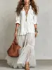 Sitio Independiente Transfronterizo Estilo Europeo y Americano 2026 Vestido Largo de Mezclilla Sintética con Cuello Retro para Mujer Vestido Casual con Bolsillos