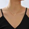 Yilu tiene para ti collar con colgante para niñas 2022 primavera y verano nuevo collar sentido de la moda de lujo ligero joyería de cadena para clavícula