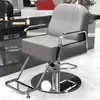 Nuevo Modelo de Silla de Peluquería Reclinable para Corte de Cabello y Afeitado, Asiento Engrosado, Giratoria y de Altura Ajustable, Acero Inoxidable, para Peluquería y Tintes