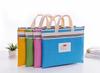 Bolsa de arquivo de estudante bolsa de arquivo portátil à prova d'água bolsa de assunto de camada dupla Pasta de informações de arquivo bolsa de livro tutorial