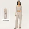 Conjunto de yoga para mujer transfronterizo, traje de fitness ajustado y adelgazante para usar al aire libre, Pilates, correr y conjunto deportivo para entrenamiento