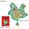 Ímã de Geladeira de Metal Shangri-La de Yunnan, Madeira Magnética Criativa, Lembrança Turística, Edifício Marco Criativo da Cidade