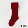 Medias Antipelusa para Niños de Primavera y Otoño, Leggings para Niñas, Calcetines para Bebé de Algodón Peinado Versátiles de Doble Aguja con Pie, Clase A