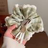 Dulce Encaje para el Cabello de Niñas Lazo de Encaje para el Cabello Elástico Alto para Niños Lazo Grande Cuerda para Moño Alto de Bebé