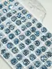 Rhinestones para Uñas Huashiyue Imitación 8mm Fondo Plano, Cristal K9 Súper Brillante Corte 33 para Uñas y Accesorios de Aretes al por Mayor