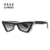 Nuevas Gafas de Sol Rayadas Ojo de Gato de Personalidad Europeas y Americanas para Primavera y Verano Moda para Usar Fotografía Callejera Protección Solar Gafas de Sol de Comercio Exterior