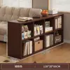 Estante de Livros Prateleira de Armazenamento Gabinete de Grade de Chão Estante de Livros Casa Combinação Livre Armário de Armazenamento Gabinete de Oito Compartimentos Gabinete Baixo Armário de Armazenamento