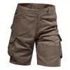 Amazon Transfronterizo 2026 Nuevos Pantalones Cargo de Color Sólido Sueltos con Múltiples Bolsillos de Cinco Bolsillos Talla Grande Moda Casual