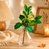 Estacas de Folha de Bordo e Abóbora, Decorações para Festival da Colheita de Outono, Galhos de Flores para Decoração de Casa de Halloween, Enfeites para Buquê de Ação de Graças