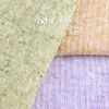 Tecido canelado de linho com padrão de floco de neve 2*2, tecido canelado jacquard oco de poliéster 160g, tecido de malha com proteção solar para camada base