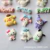 Gatinho Melody Médio Pequeno Acessórios de Resina Chaveiro Pingente Caixa de Armazenamento Imã de Geladeira Material Patch