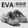 Zuecos de suela gruesa de EVA para hombre, nuevo modelo verano 2026, sandalias de playa para pesca resistentes al agua, antideslizantes y resistentes al olor para hombre