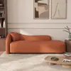 Sillón Curvo Estilo Wabi-Sabi Color Crema para Dormitorio, Apartamento Pequeño, Sala de Estar, Sillón Reclinable Perezoso, Casa de Huéspedes, Hotel, Sillón Reclinable Estilo Ocio