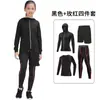 Ropa ajustada para niños Ropa de entrenamiento Ropa deportiva para baloncesto Fútbol Traje deportivo Ropa para niñas Correr Yoga Fitness Ropa base de secado rápido