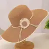 Colección de Sombreros de Paja, Sombreros de Sol de Verano, Sombreros de Sol para Vacaciones con Ala Extra Grande, Para Fotos en la Playa, Sombreros de Sol de Celebridades de Internet, Plegables