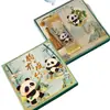 Caja de Regalo con Marcadores Culturales y Creativos de Panda Estilo Antiguo Exquisito Marcador de Metal con Borla Estilo Chino Pequeño Regalo para Estudiantes de Primaria y Secundaria