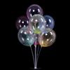 Globo mágico de 12 pulgadas con suspensión de espuma, disco de película de aluminio, globo de espuma redondo grueso grande, globo de espuma al por mayor