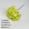 Ramo de hortensia artificial con mango, hortensia de una sola rama, hortensia de cinco cabezas, ramo de cabeza de flor de hortensia, boda, accesorios para fotografía de boda, decoración de flor falsa