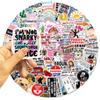 100 Pegatinas de Dibujos Animados Americanas de Broma Mimo DIY Decorativas para Teléfono Móvil, Carcasa, Vaso de Agua, Cuenta a Mano, Pegatina Transfronteriza
