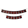 Set de Vajilla para Fiesta de Temporada de Graduación 2026 Negro Platos de Papel para Adultos Vasos de Papel Pancarta de Graduación Mantel de Mesa para Fiesta Pe