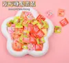 Platos de Juguete de Comida en Miniatura Accesorios de Resina para Bricolaje Pegamento de Crema Juego de Imitación Imanes para Refrigerador Materiales Platos de Juguete de Comida en Miniatura