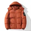 Nueva Chaqueta Corta Gruesa de Algodón para Hombre Invierno 2026 con Capucha Desmontable, Ropa a Prueba de Frío, Estilo Coreano Engrosada Marca de Tendencia