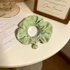 Ventas Directas de Fábrica Transfronterizas Sencillos Resortes para el Cabello de Niñas Scrunchies de Satén con Pedrería de Alta Calidad Resortes para el Cabello Cuerdas para el Cabello Resortes para el Cabello