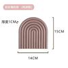 Posavasos de Silicona Arcoíris de Diseño Propio para el Hogar, Aislamiento Térmico para Mesa de Comedor, Resistente a Altas Temperaturas, Tapete Antiescaldante para Cuenco, Plato, Cazuela, Transfronterizo