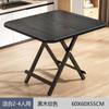 Mesa Plegable Mesa de Comedor Doméstica Apartamento Pequeño Mesa de Puesto de Mercado Nocturno Plegable Portátil Mesa de Comedor para Exteriores He Luz de Vela