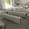 Banco Externo GRC Feito Sob Medida UHPC Terrazzo Tyco Stone Praça de Hospital Parque Banco de Fibra de Vidro para Paisagismo