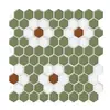 Pegatinas de Pared Autoadhesivas Estéreo 3D Pegamento Autoadhesivo Pegatinas de Pared Decoración de Pared de Dormitorio Pegatinas de Pared de Imitación de Azulejo Impermeables y a Prueba de Aceite