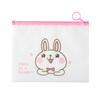 Bolsa para Lápices de Dibujos Animados Spot EVA Impresión Esmerilada Conejo Rosa Bolsa con Anillo de Tirar Útiles Escolares Bolsa de Papelería Impermeable