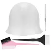 Set de Herramientas para Teñir el Cabello Gorro de Silicona para Mechas Pincel para Teñir el Cabello Guantes de Goma Pinza de Cocodrilo Bufanda de Peluquería En Stock