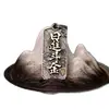 Collar Colgante Sólido de Plata Nuevo Diario de Riqueza en Estilo Chino Retro para Hombres - X