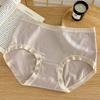 Ropa interior térmica suave cepillada imitación cachemir para otoño e invierno, para mujer, de cintura media, sin costuras, algodón 5A antibacteriano en la entrepierna, bragas para mujer, venta al por mayor