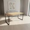 Pernas de Mesa de Ferro Mais Vendidas no Exterior, Estrutura de Aço Espessada, Pernas de Suporte Quadradas, Pernas de Mesa de Jantar, Venda Direta do Fabricante