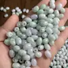 Jade Birmano Cuentas Sueltas Grado A Agujero Grande Cuentas Redondas para Trenzar, Colgantes de Joyería, Accesorios Pequeños, Fabricante de Cuentas Venta al por Mayor