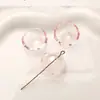 Transparente de alta calidad Totalmente Transparente Medusa Acrílico Joyería Accesorios DIY Pequeño Libro Rojo Cadena para Teléfono Móvil Accesorios con Cuentas