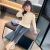 [Stock Listo Ropa de Punto para Niñas Coreanas Primavera y Otoño 2025 Nuevo Otoño e Invierno Tops para Niños Ropa de Punto para Niñas Versión Coreana