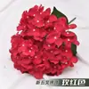 Flores de Hortensia Artificiales para Decoración de Bodas, Decoración de Pared de Flores Falsas Hechas a Mano, Accesorios de Flores de Seda, Flores Artificiales, Venta al por Mayor y Dropshipping de Alta Demanda Transfronteriza