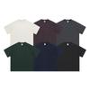 Camiseta de Marca de Moda Estilo Americano de Manga Corta con Diseño Único en el Hombro y Costuras Especiales, Marca de Moda de Nicho, Camiseta de Manga Corta para Hombre de 275g, Camiseta de Moda para Hombre