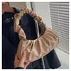 Bolsa de Ombro Estilo Coreano Nova, Quente e Vendida em Larga Escala, Bolsa Estilo Francês, Bolsa de Mão Plissada da Moda, Bolsa de Braço