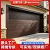 Puertas de Acero Color Eléctricas para Villas, Puertas de Garaje de Aleación de Aluminio de Lujo, Puertas Comerciales para América del Norte y Rusia, Rápidas y Silenciosas Estilo Europeo