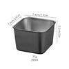 Taza de Salsa de Acero Inoxidable 304 Transfronteriza, Taza Cuadrada para Ensalada, Taza de Snack de Tomate en Stock, Plato para Salsa, Plato para Dips al por Mayor