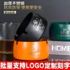 Cinzeiro à Prova de Vento de Aço Inoxidável Comercial Grande Internet Café Bar Sinuca Presente Gravação Personalizada Flores de Seda Ver Detalhes