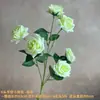 Flores Artificiales con 6 Cabezas, Rosas Pequeñas Multicabezas, Decoración para Salón de Bodas, Arreglos de Flores Artificiales, Decoración de Pared de Fondo, Decoración del Hogar, Exportación