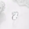 Anel de Opala em Prata 925 Simples e Luxuoso, Anel de Noivado com Diamante de Três Garras, Anel de Opala Atacado do Fabricante Original