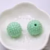 20MM Bola de Broca de Gelatina Contas de Broca Bola de Broca de Resina Contas Corrente de Celular Pendurada no Carro Acessórios de Joias Contas