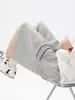Shorts de Retalhos de Algodão Estilo Americano de Verão, Largos Finos de Perna Larga Casuais Esportivos Masculinos Retos Caídos de Cinco Pontos